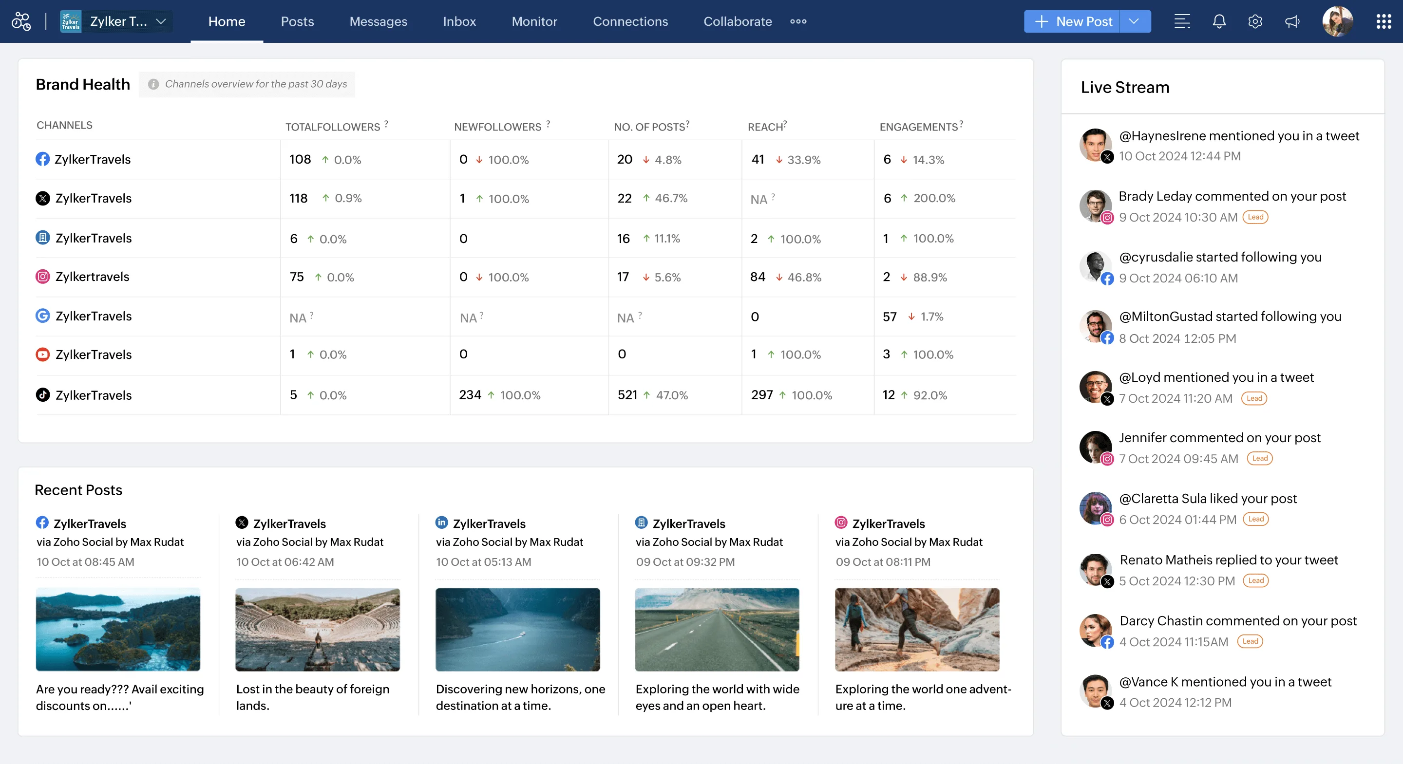 Zoho Social — Screenshots 4