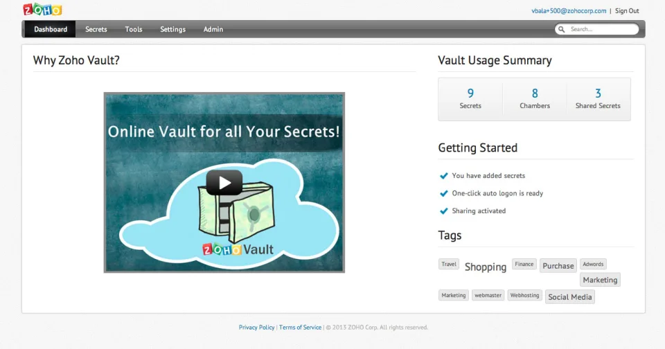 Zoho Vault — Screenshots 1