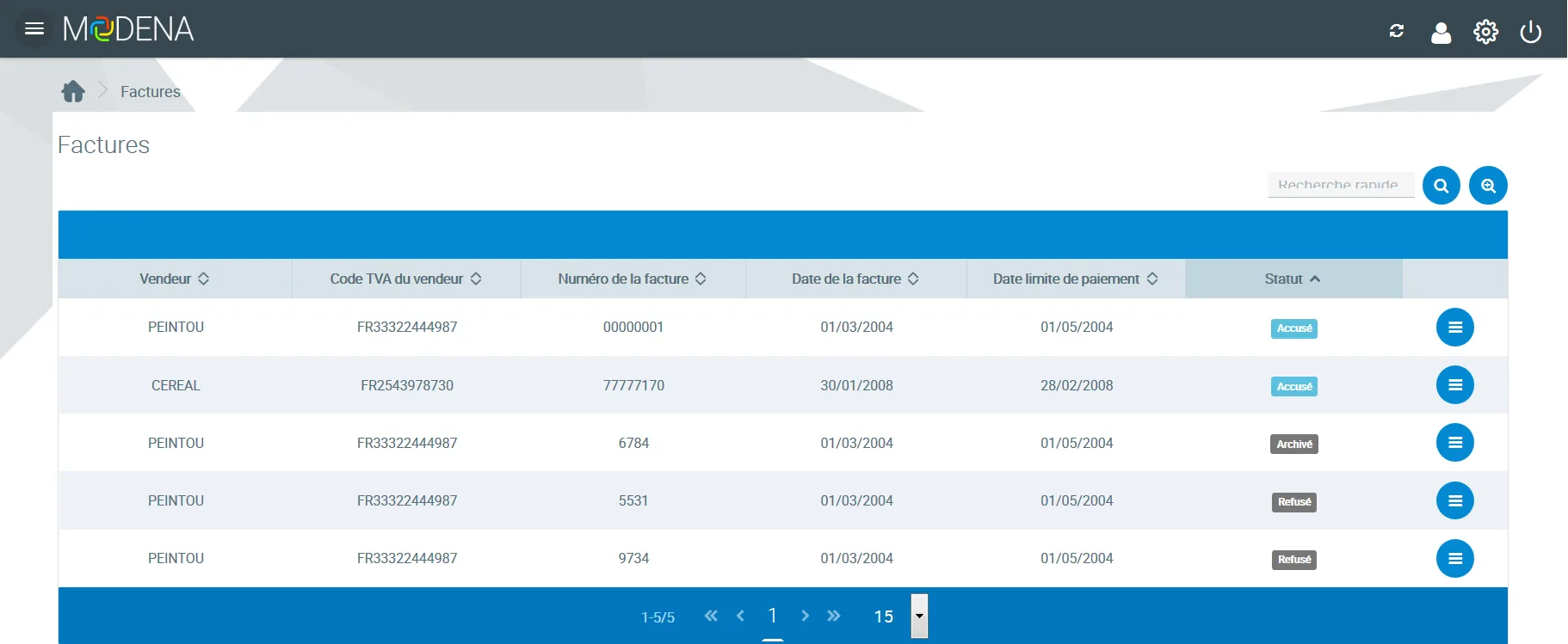Generix Invoice Services — Screenshots 2