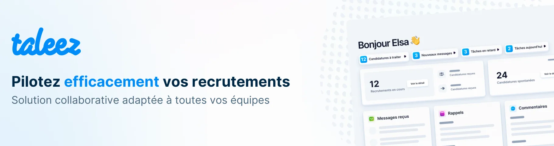 Taleez ATS Recrutement — Le logiciel qui accélère vos processus de recrutement
