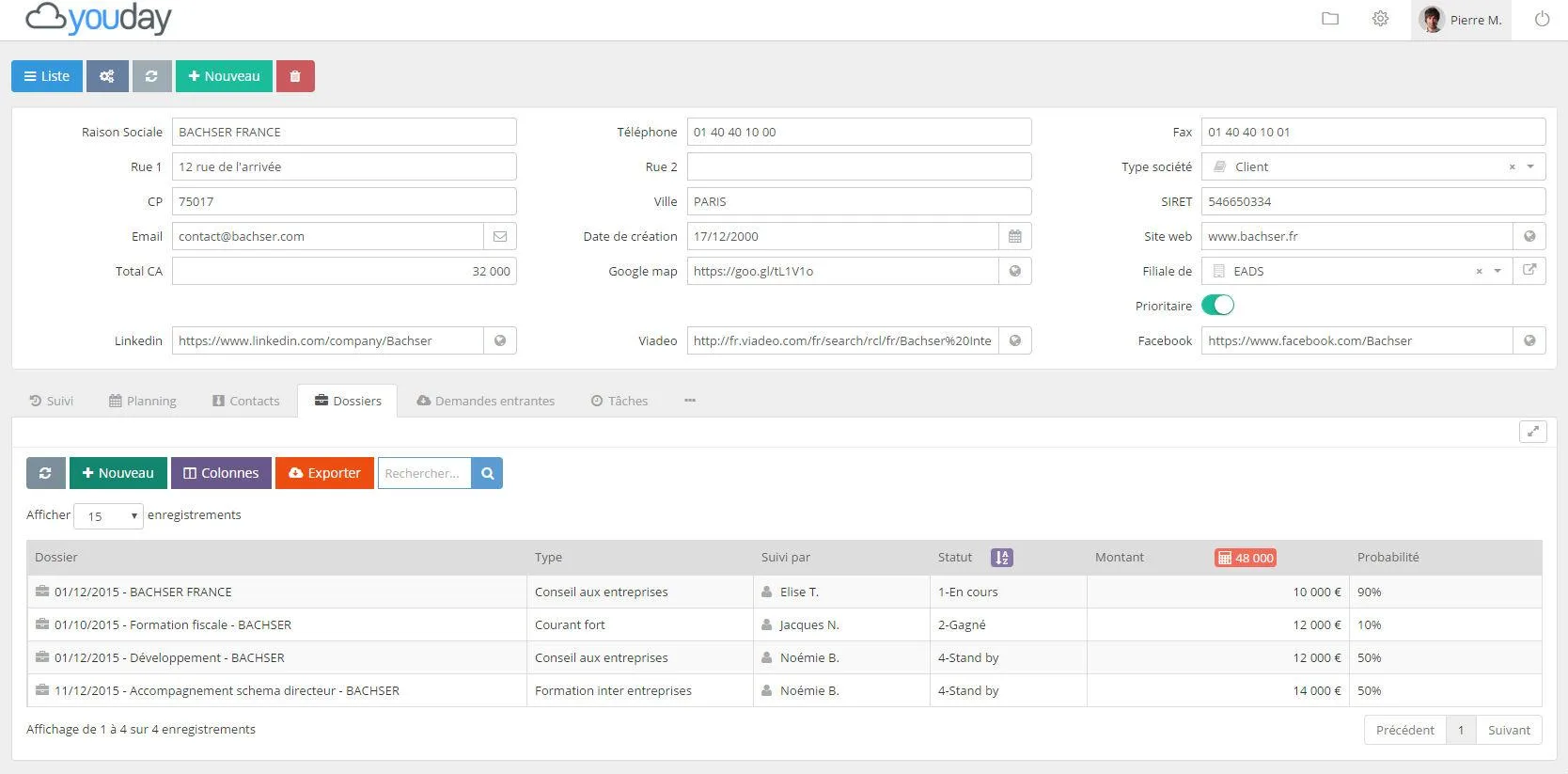 Youday CRM — Screenshots 1