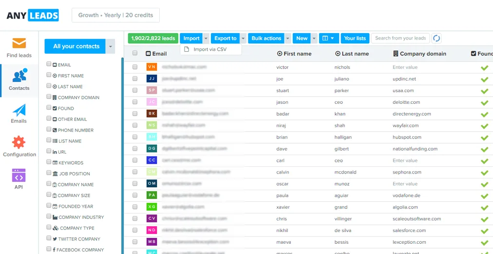 Anyleads — Screenshots 2