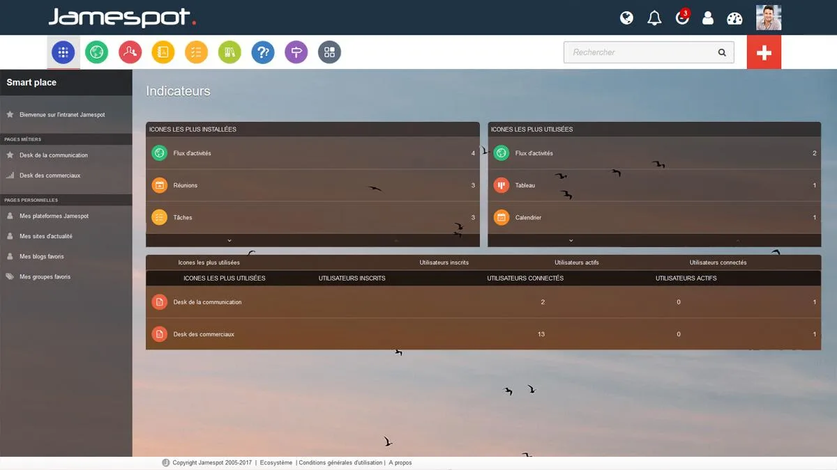 Jamespot Digital Workplace — Screenshots 1