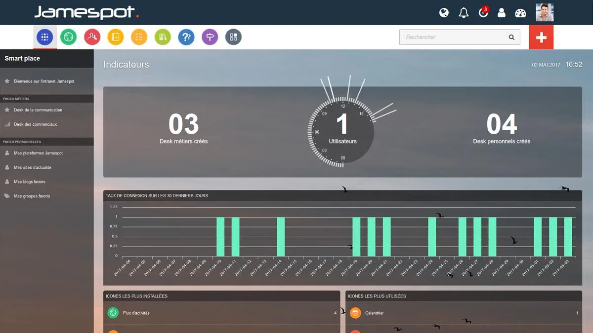 Jamespot Digital Workplace — Screenshots 2