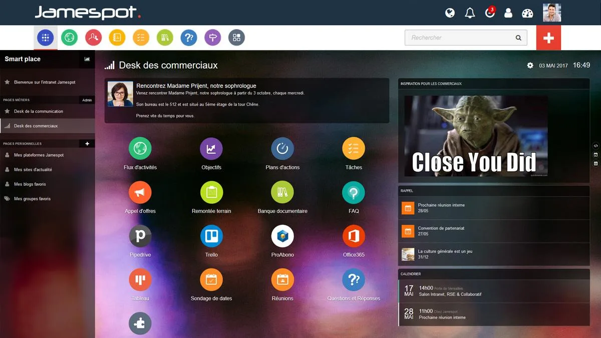 Jamespot Digital Workplace — Screenshots 3