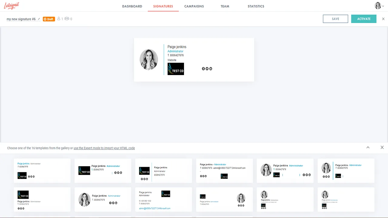 Letsignit — Screenshots 1