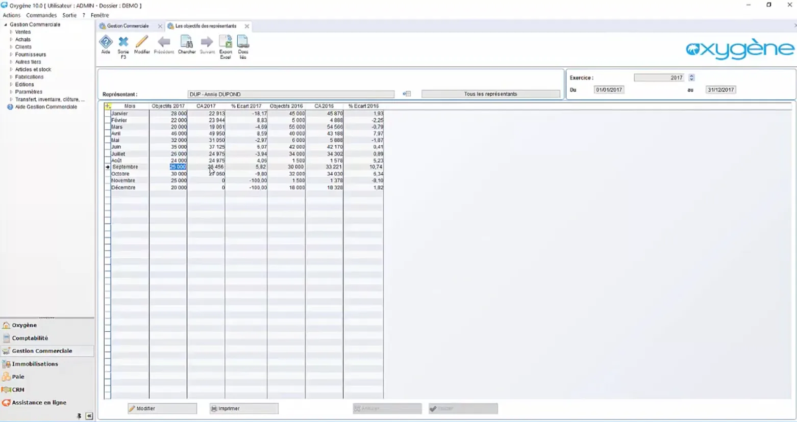 Oxygène Gestion commerciale — Screenshots 2
