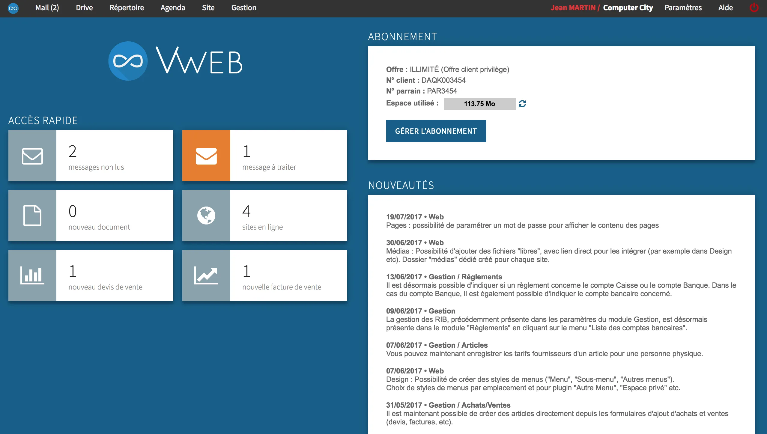 VWeb — Screenshots 2