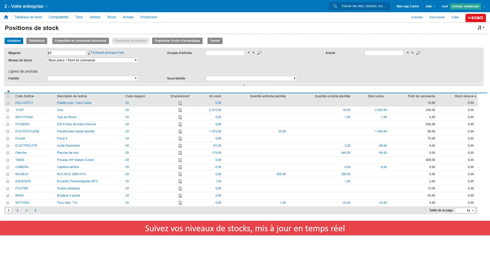 Exact pour Industrie screenshot