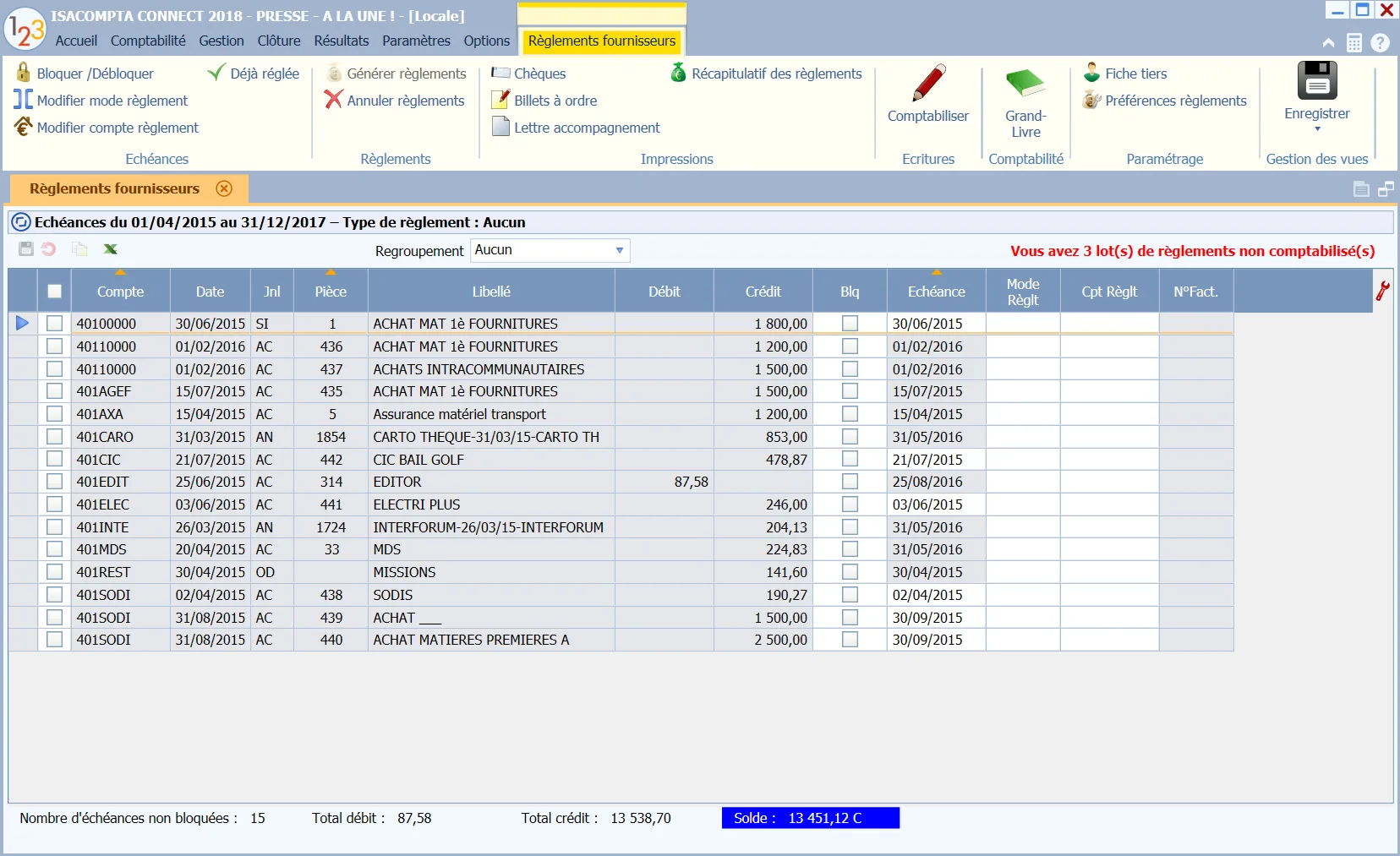 ISACOMPTA - TPE/PME — Screenshots 2