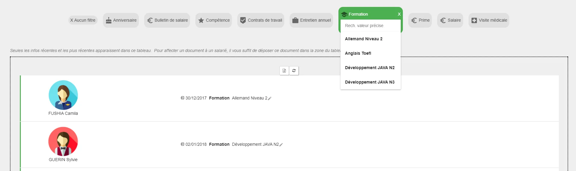Azuneed RH - Dossier Salariés — Screenshots 5