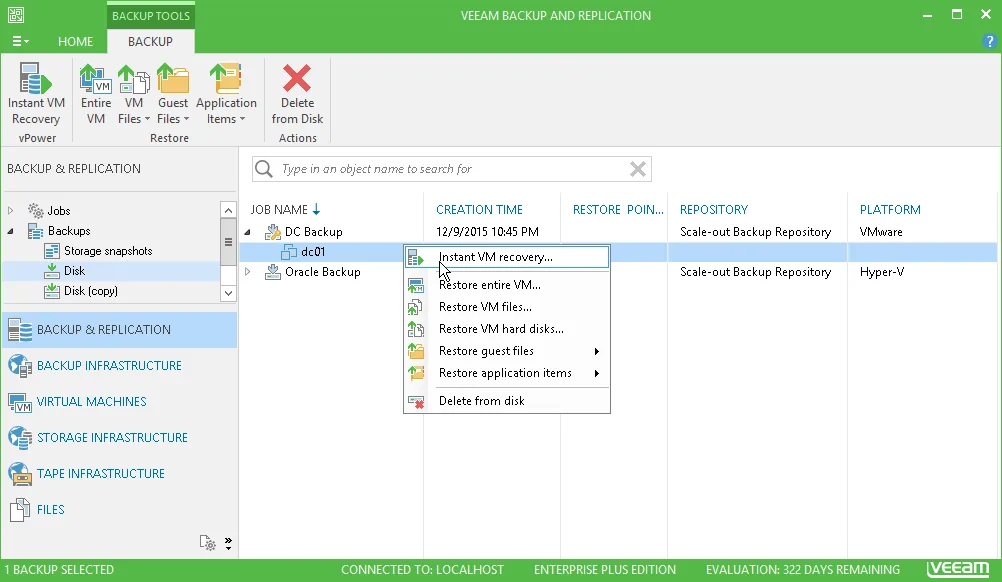Veeam — Screenshots 1