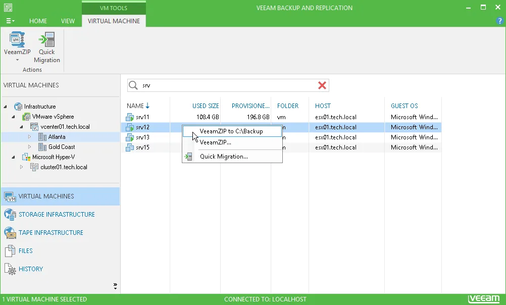 Veeam — Screenshots 3