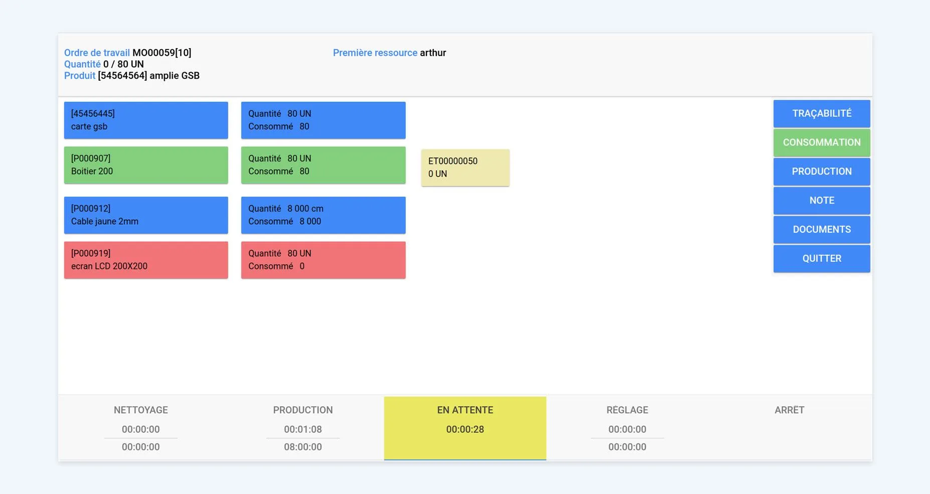 ERP Open-Prod — Captures d'écran 3