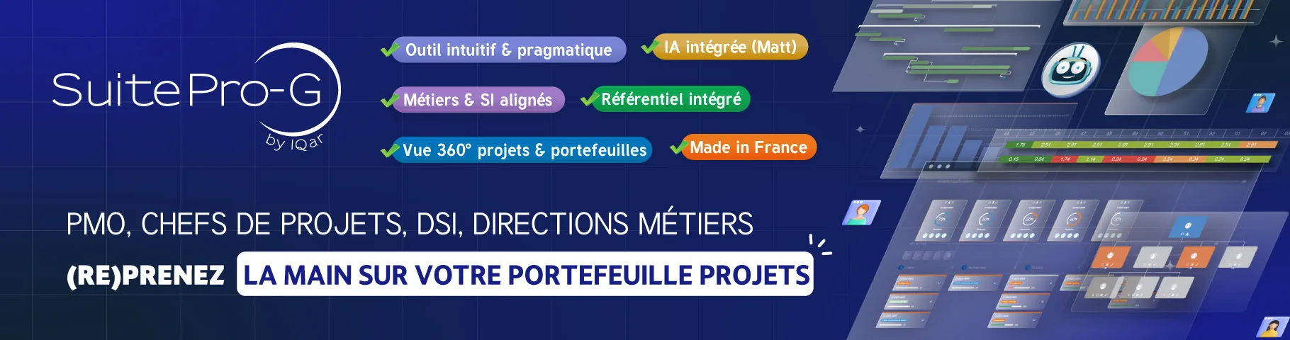 SuitePro-G — French PPM Software with Integrated AI for PMOs & CIOs