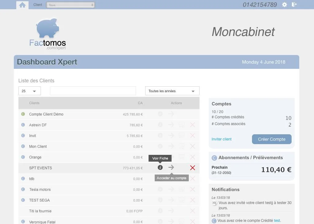 Factomos Xpert — Screenshots 1