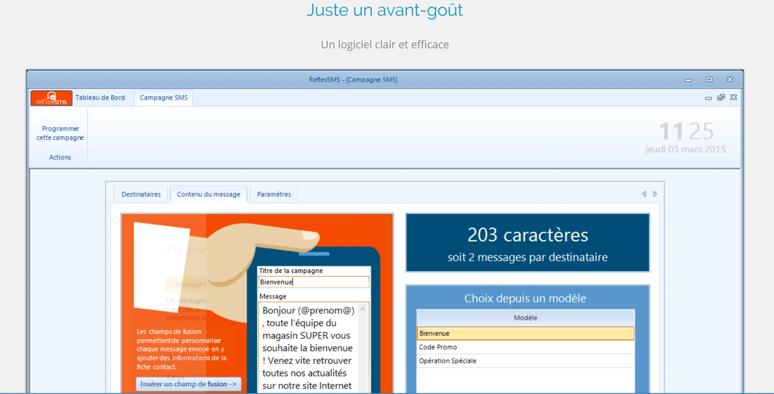 Reflex SMS — Screenshots 1