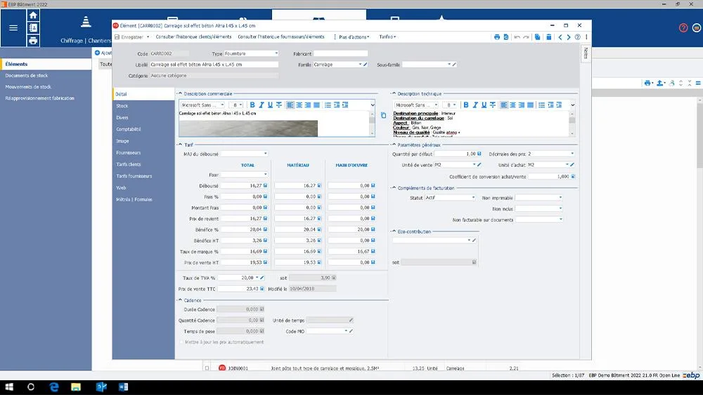 EBP Bâtiment — Screenshots 4