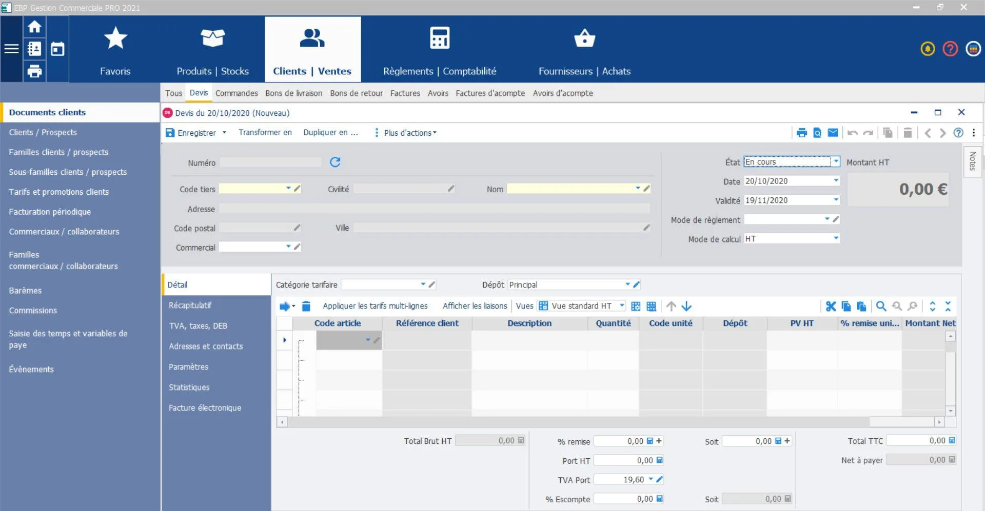 EBP Gestion Commerciale — Screenshots 1