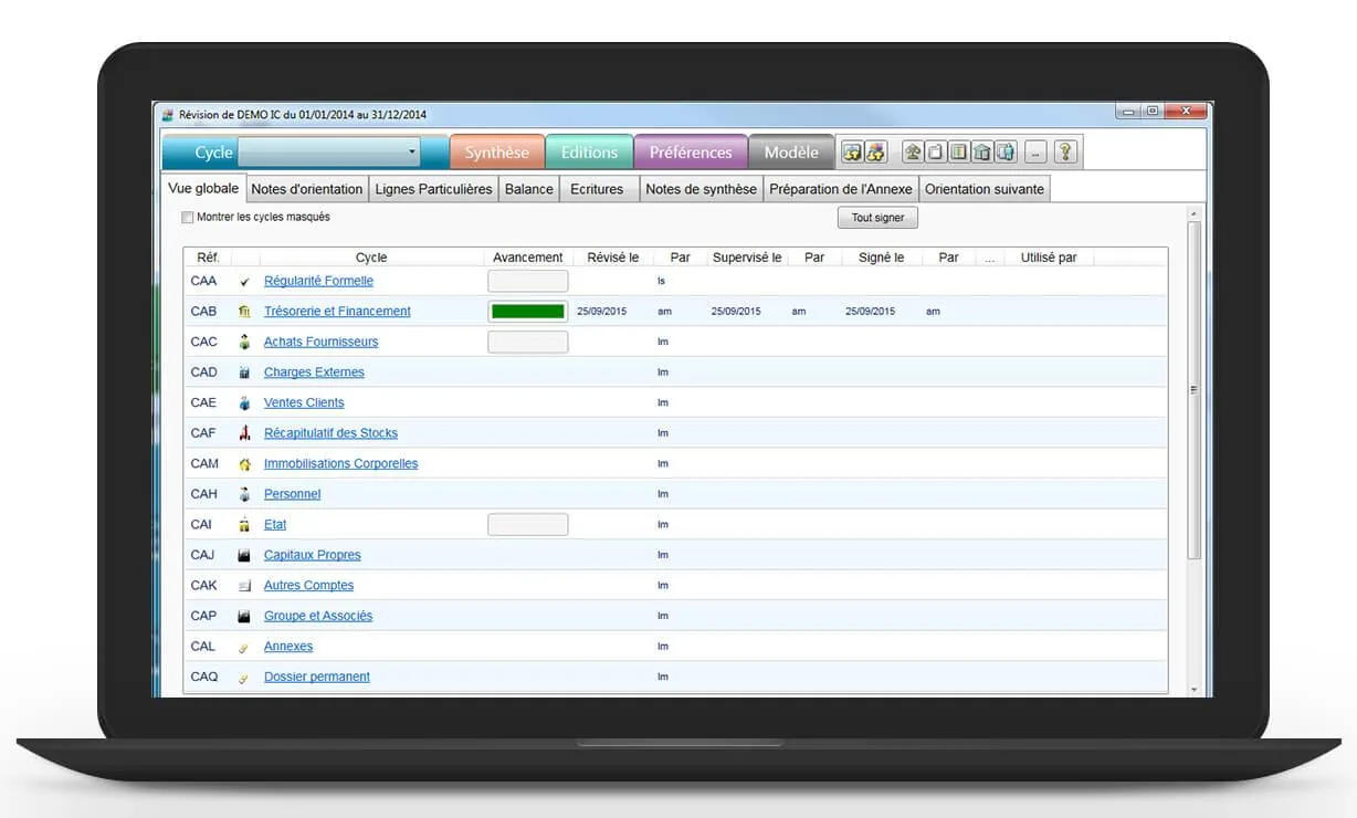 Sage Production Comptable Exp. — Screenshots 1
