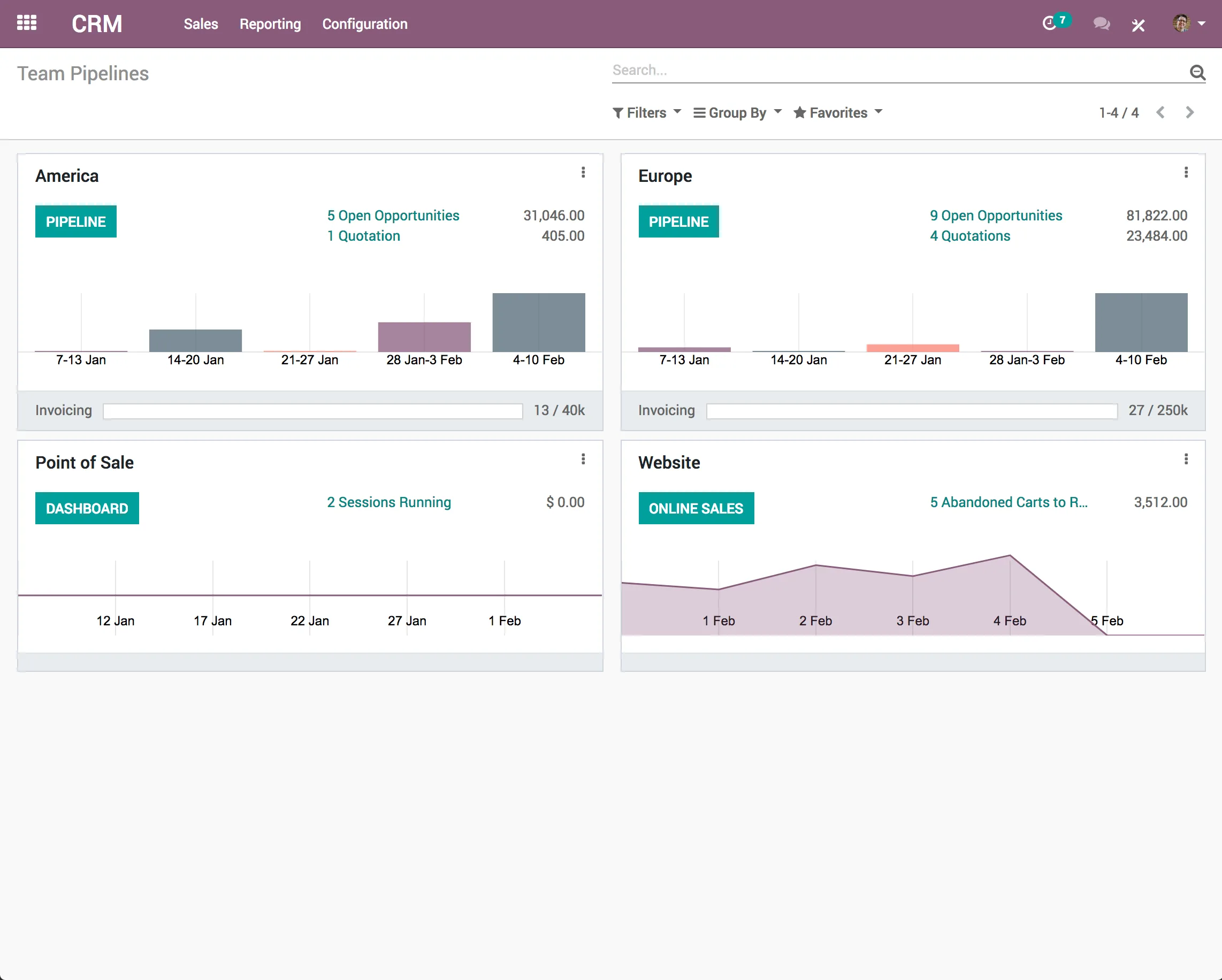 Odoo CRM — Screenshots 3