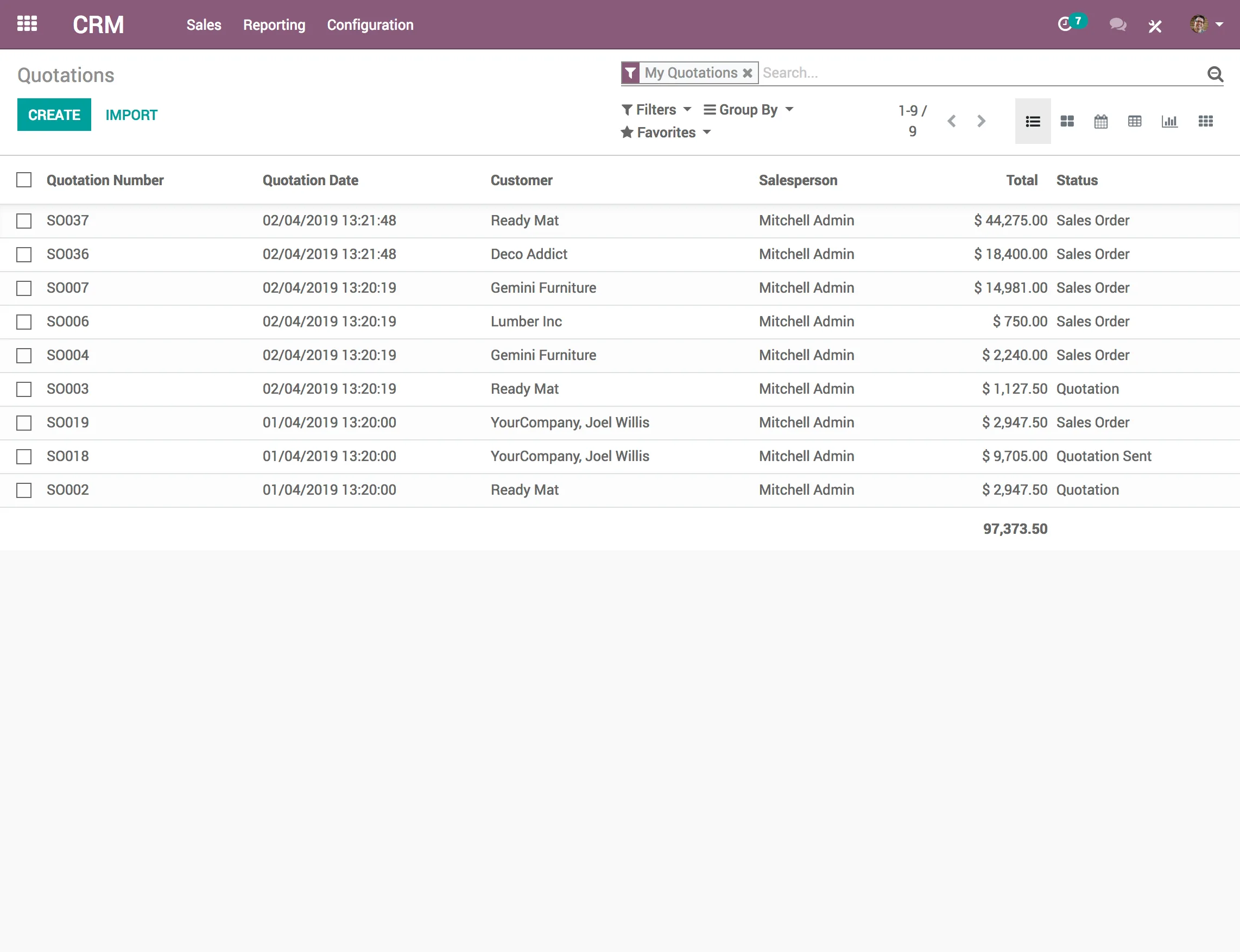 Odoo CRM — Screenshots 5