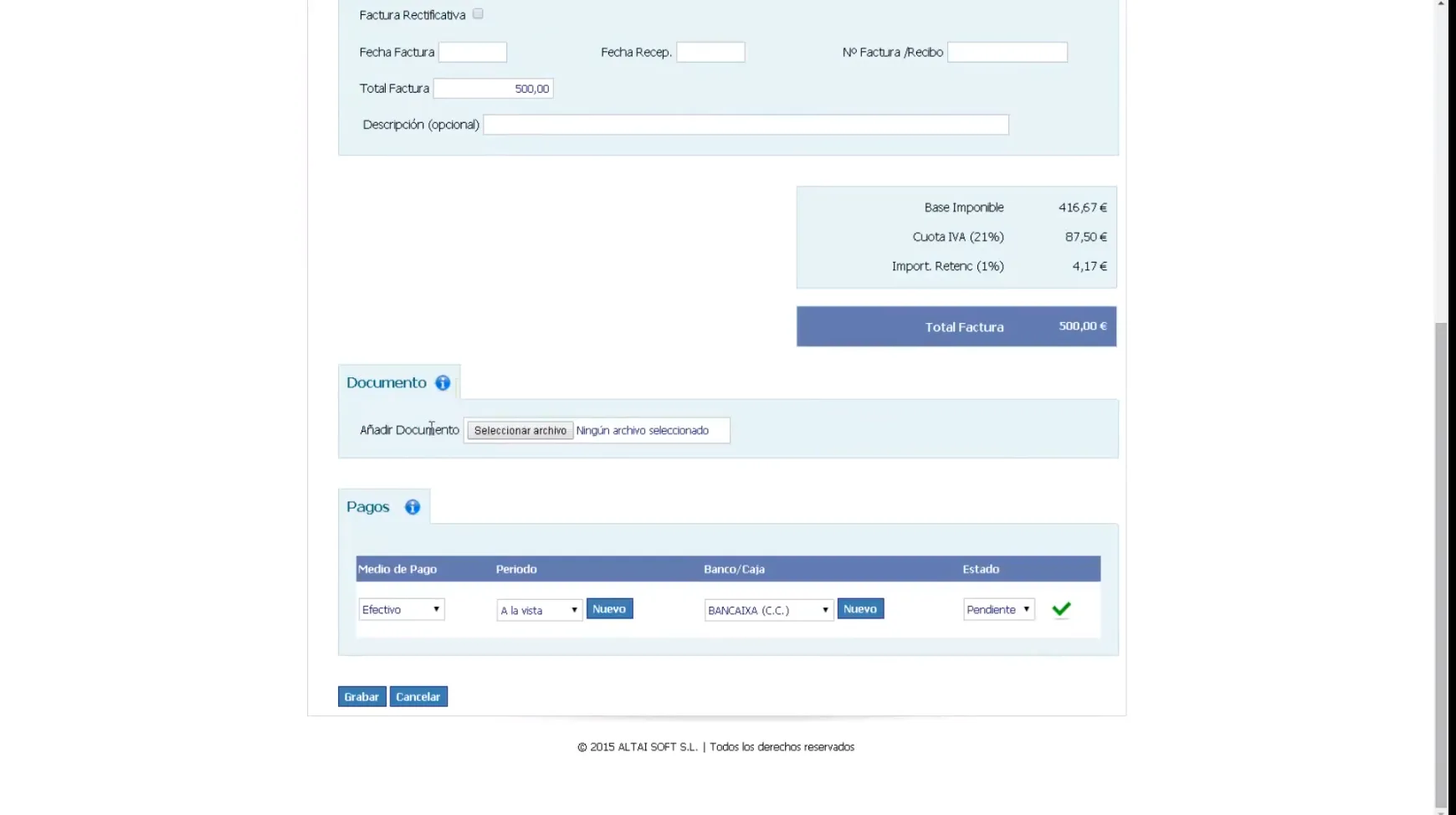 ALTAIFactura Online — Screenshots 4