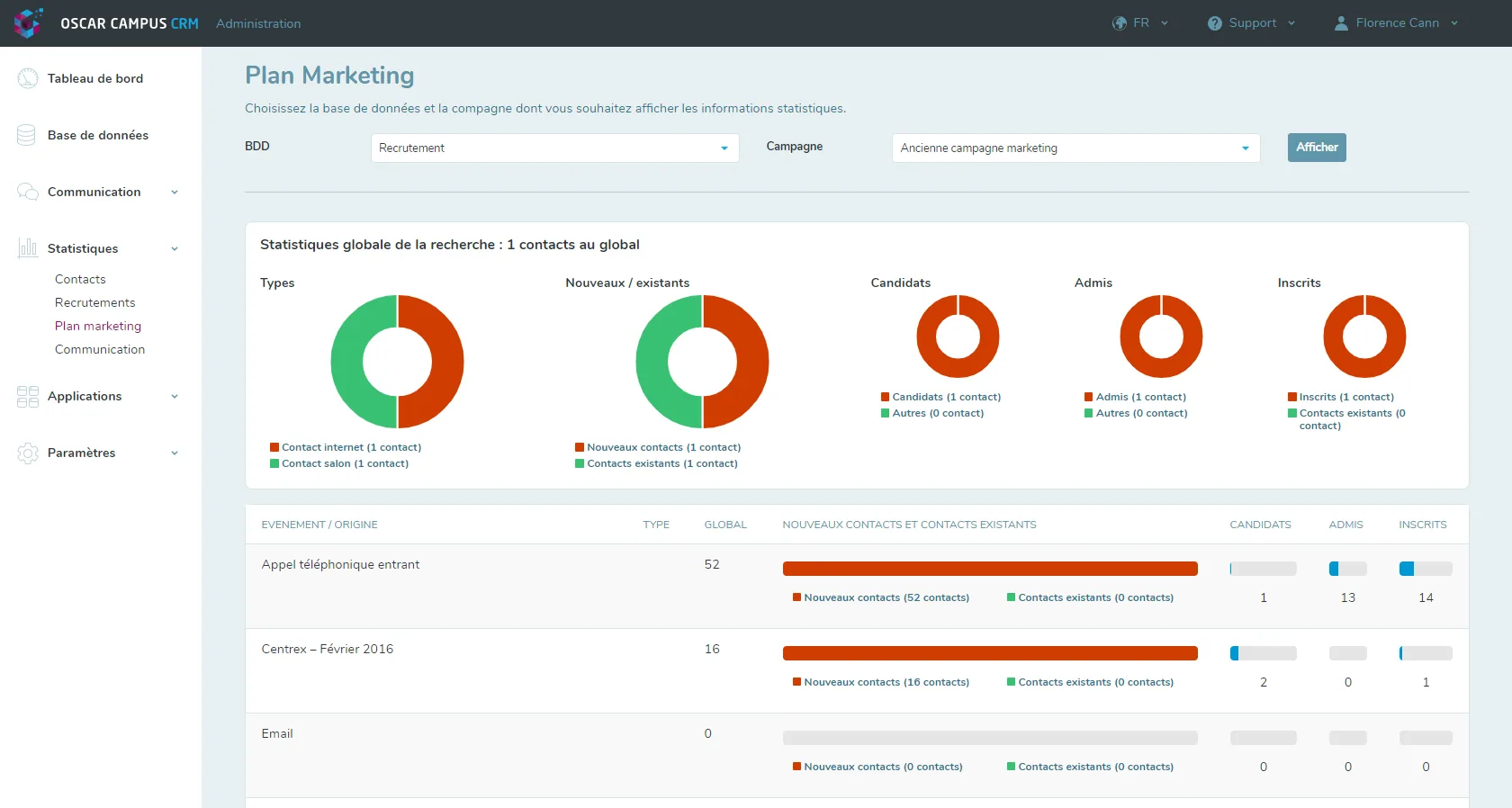 OSCAR CRM Enseignement Sup' — Screenshots 5