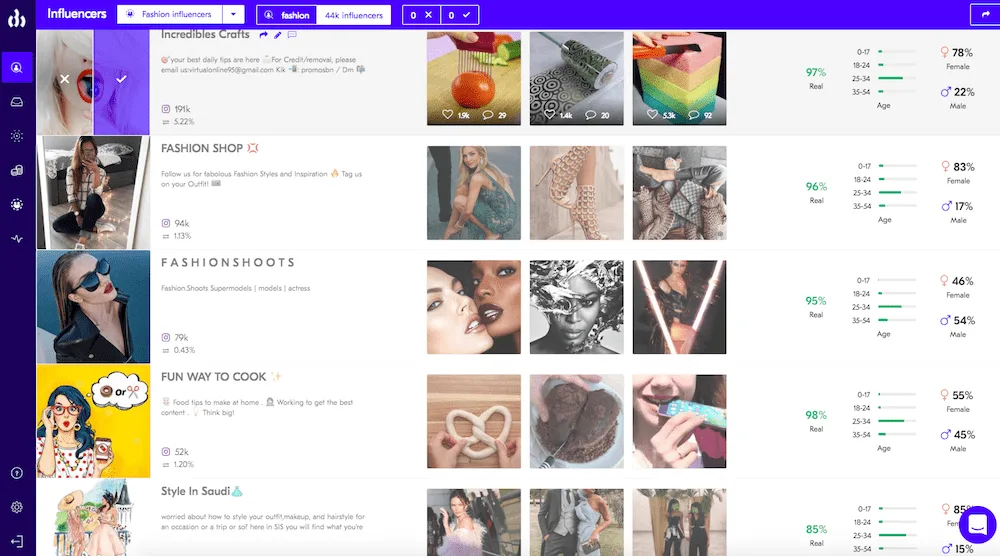 Upfluence — Screenshots 2