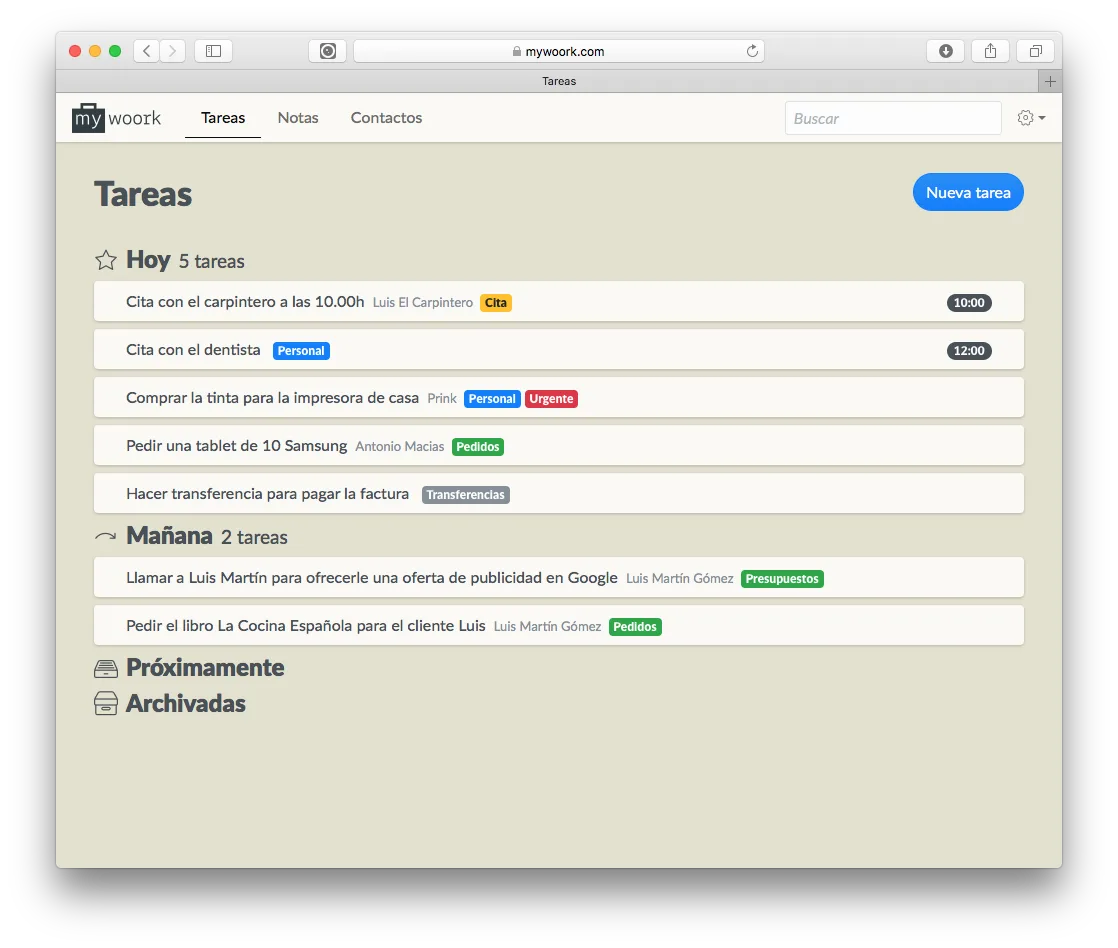 Mywoork — Screenshots 1