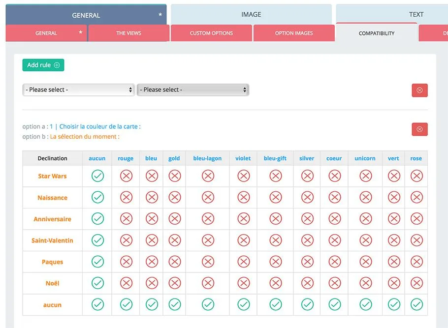 Predesire configurateur — Screenshots 2