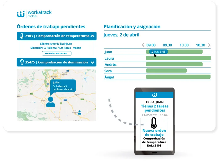 Work&Track Mobile — Screenshots 2