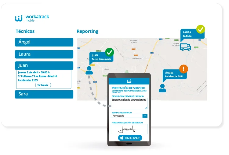 Work&Track Mobile — Screenshots 3