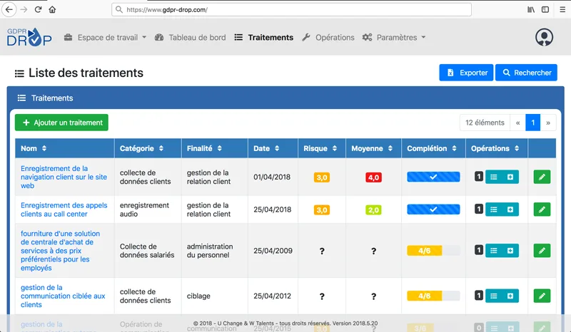 GDPR Drop — Screenshots 1
