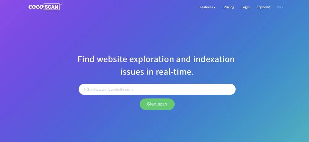 CocoScan — The easiest and most efficient SEO Scan tool.
