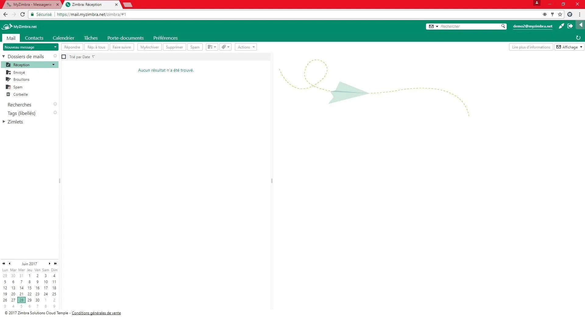 MyZimbra.net — Screenshots 1