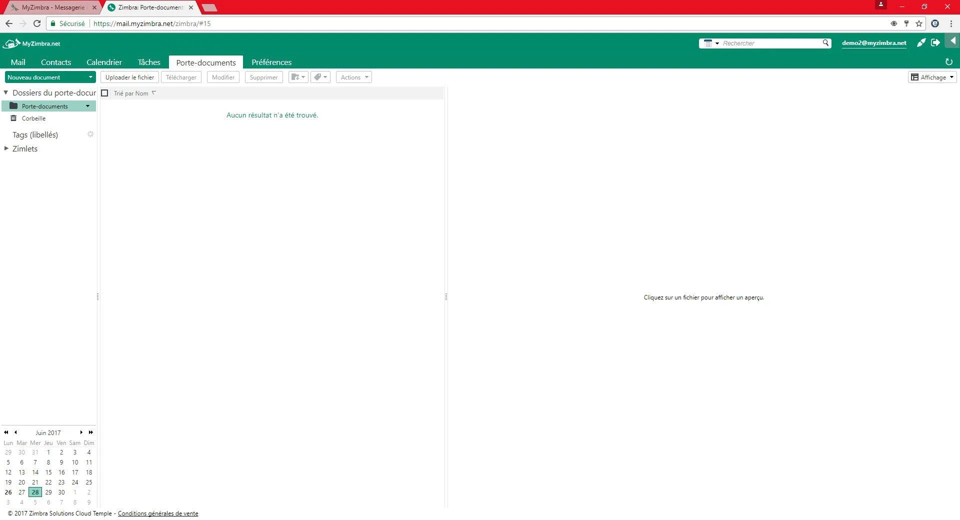 MyZimbra.net — Screenshots 2