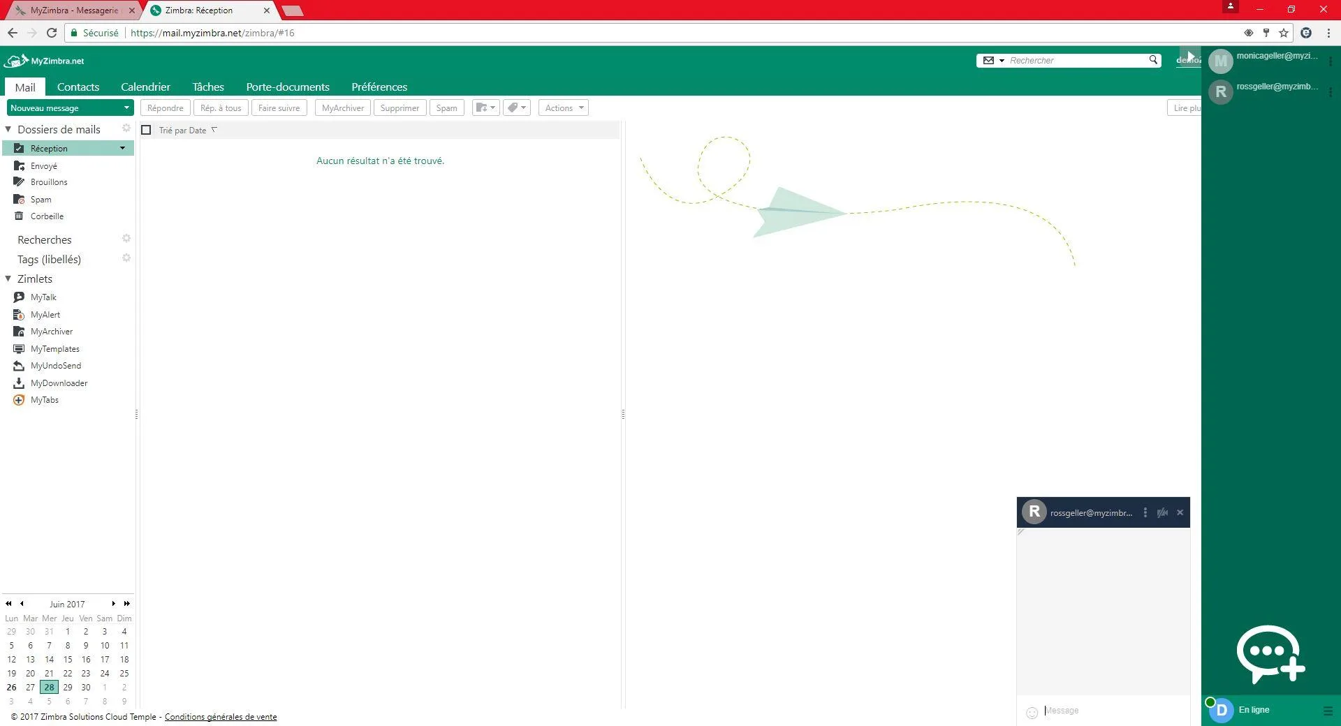 MyZimbra.net — Screenshots 3