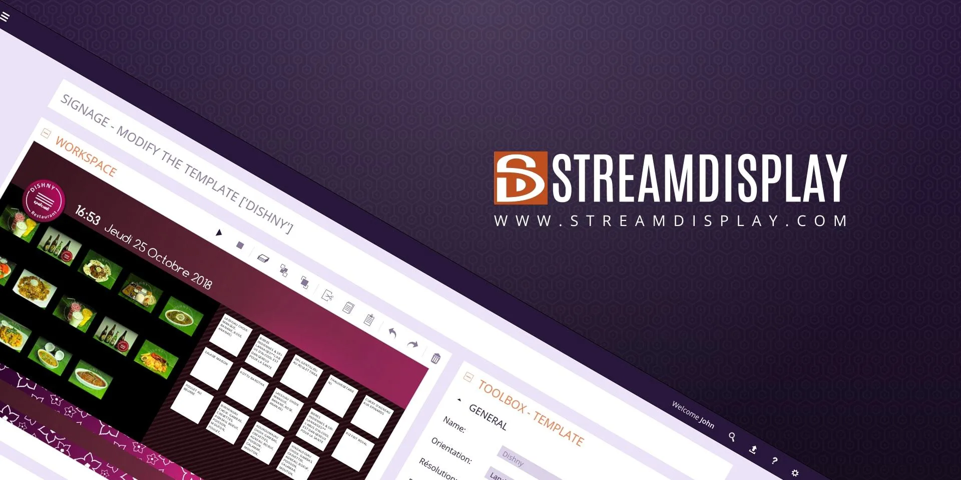 StreamDisplay — Your brand new Digital Signage experience
