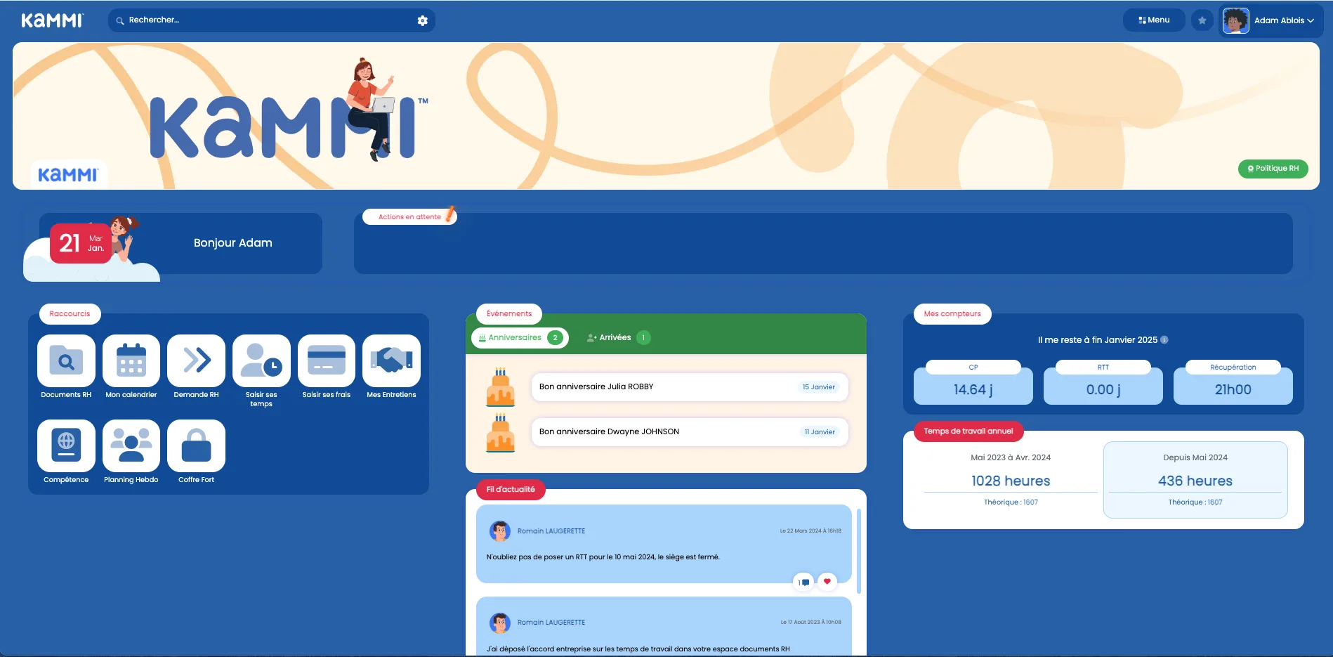 KAMMI Congés et Absences — Screenshots 4