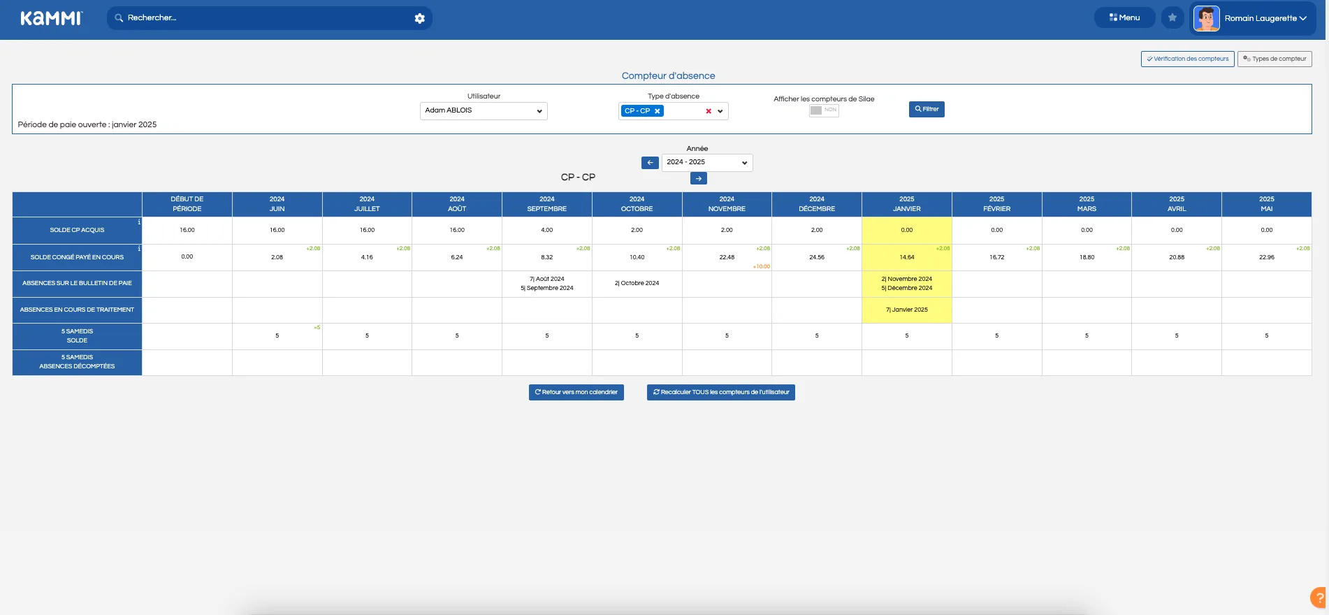 KAMMI Congés et Absences — Screenshots 5