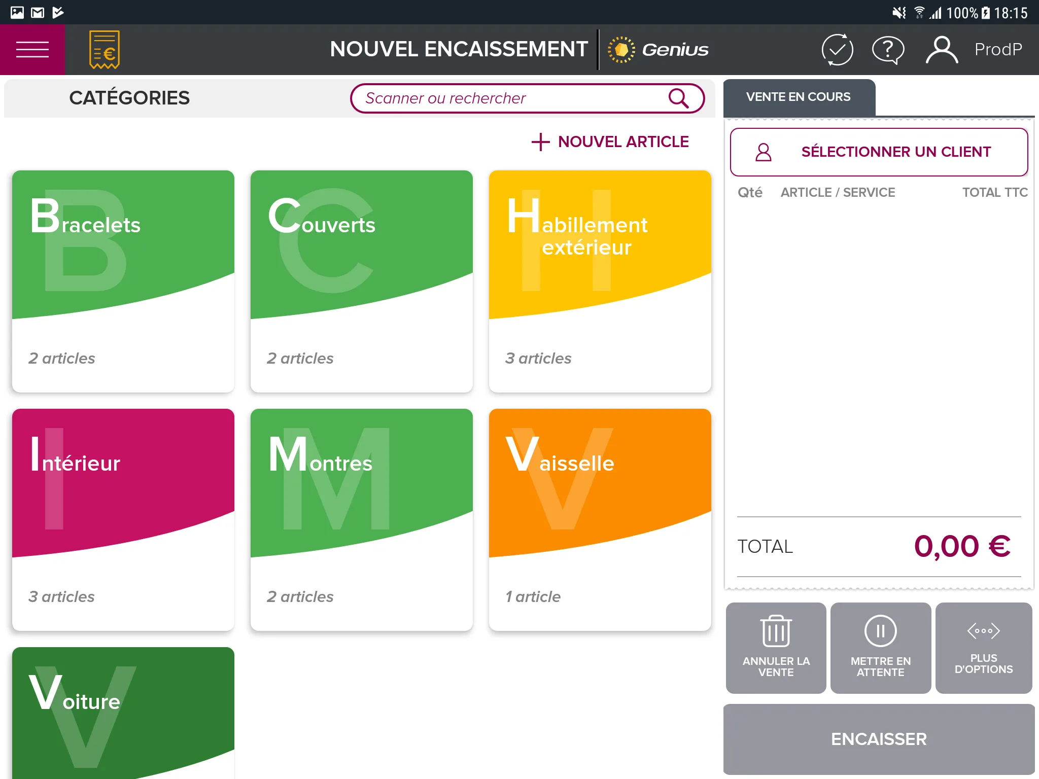 Genius Caisse Connectée — Screenshots 1