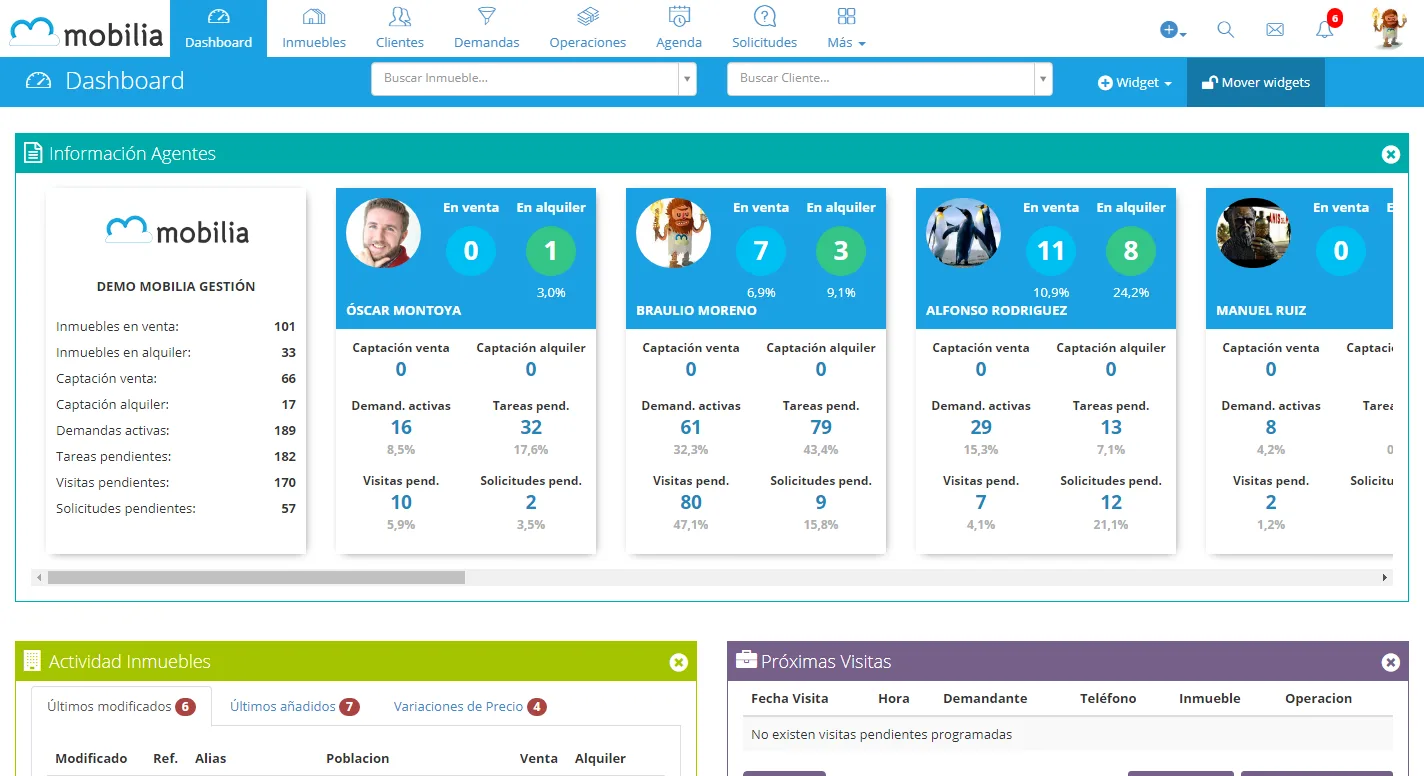 Mobilia Gestión CRM — Screenshots 1