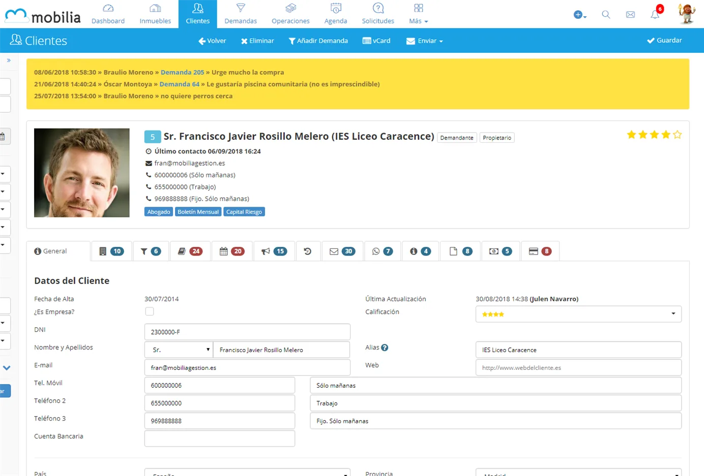 Mobilia Gestión CRM — Screenshots 5