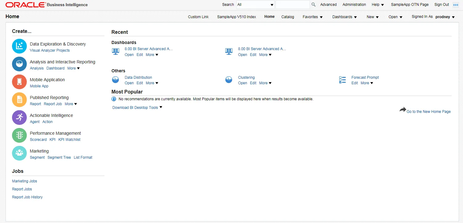 ORACLE Analytics Cloud — Screenshots 3