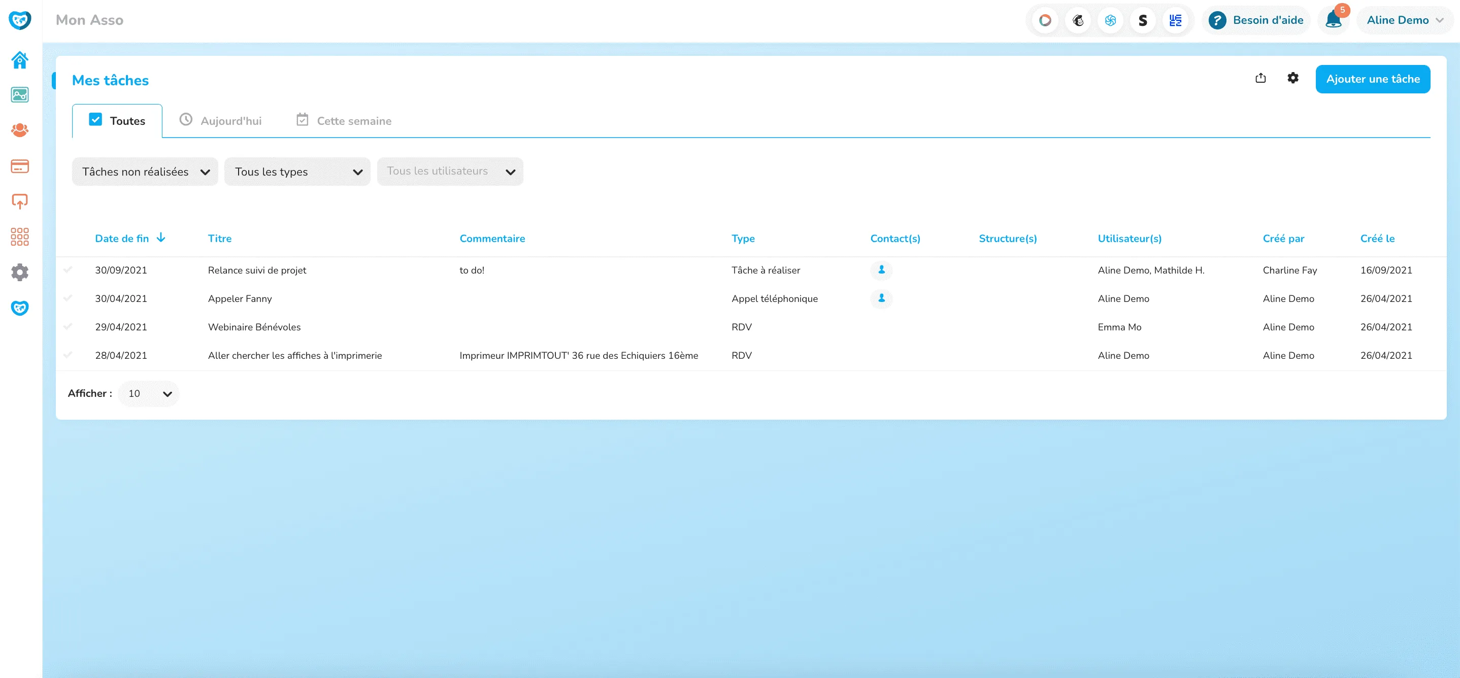 OHME CRM — Captures d'écran 8