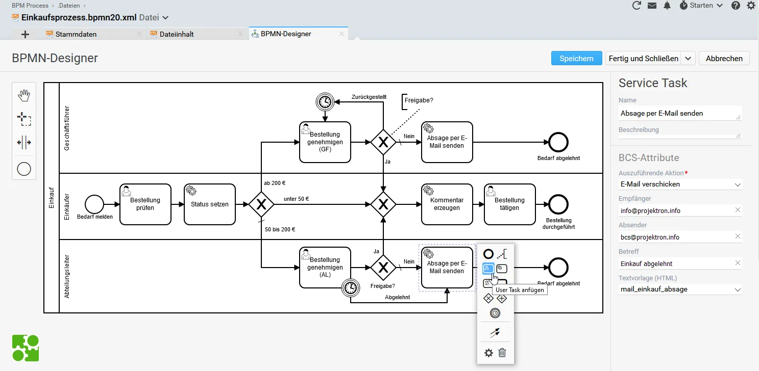 Projektron BCS — Screenshots 6