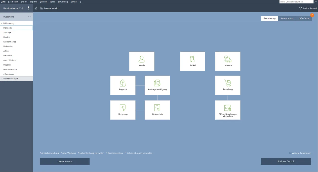 Lexware faktura+auftrag — Screenshots 1