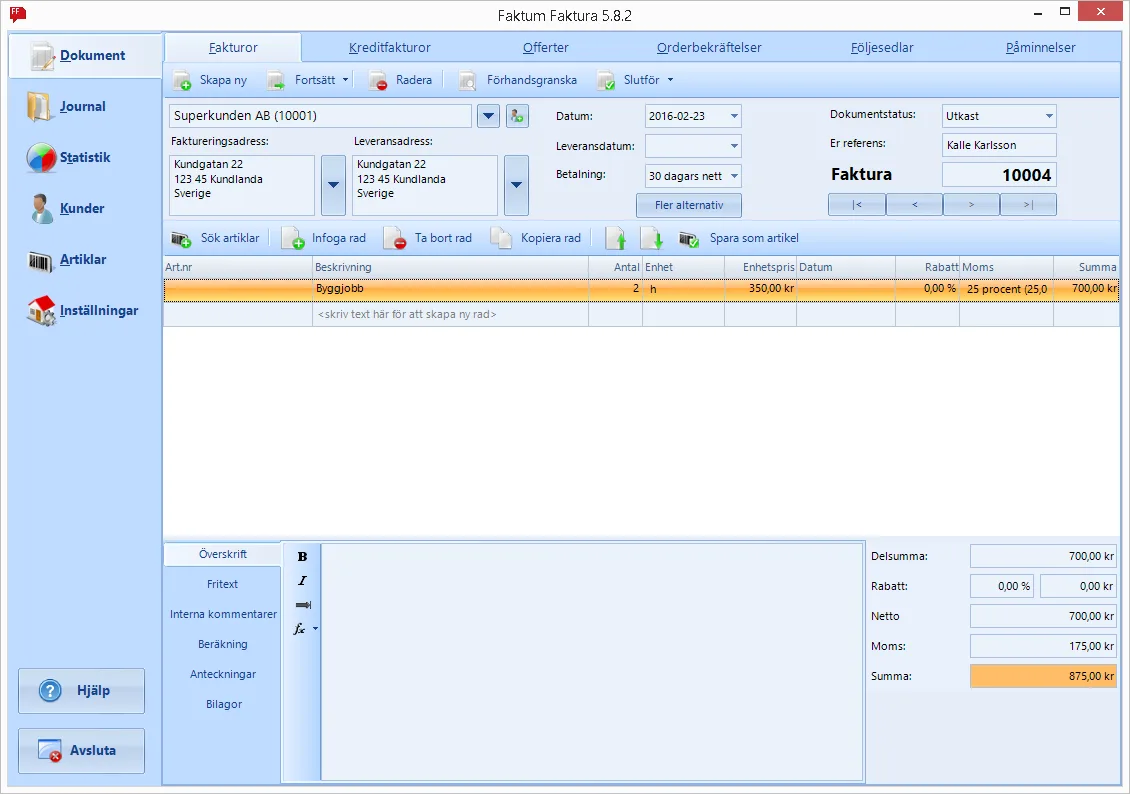 Faktum Faktura — Screenshots 3