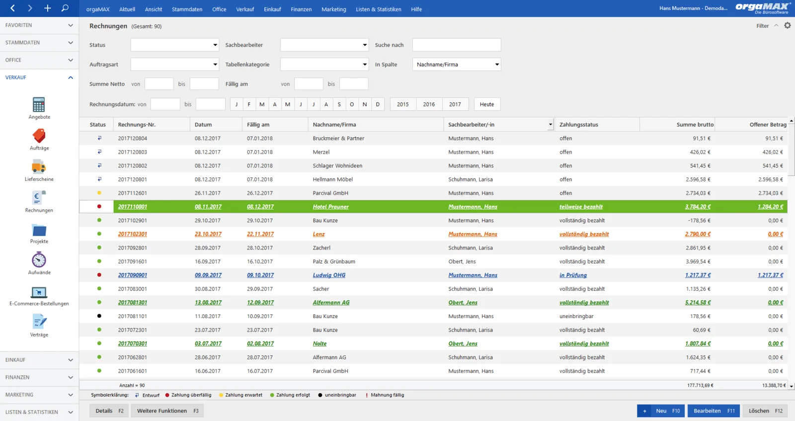 orgaMAX — Screenshots 2